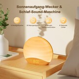 Lichtwekker Houtdesign: 34% Korting - Zonsopgang & Slaapgeluiden
