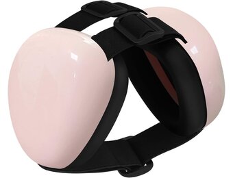 derYEP Hondenoorbeschermers voor gehoorbescherming 29dB NRR oorbeschermers geluidsbescherming (medium, roze)
