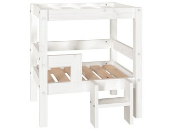 VidaXL Hondenmand Grenenhout Wit - 74% Korting!