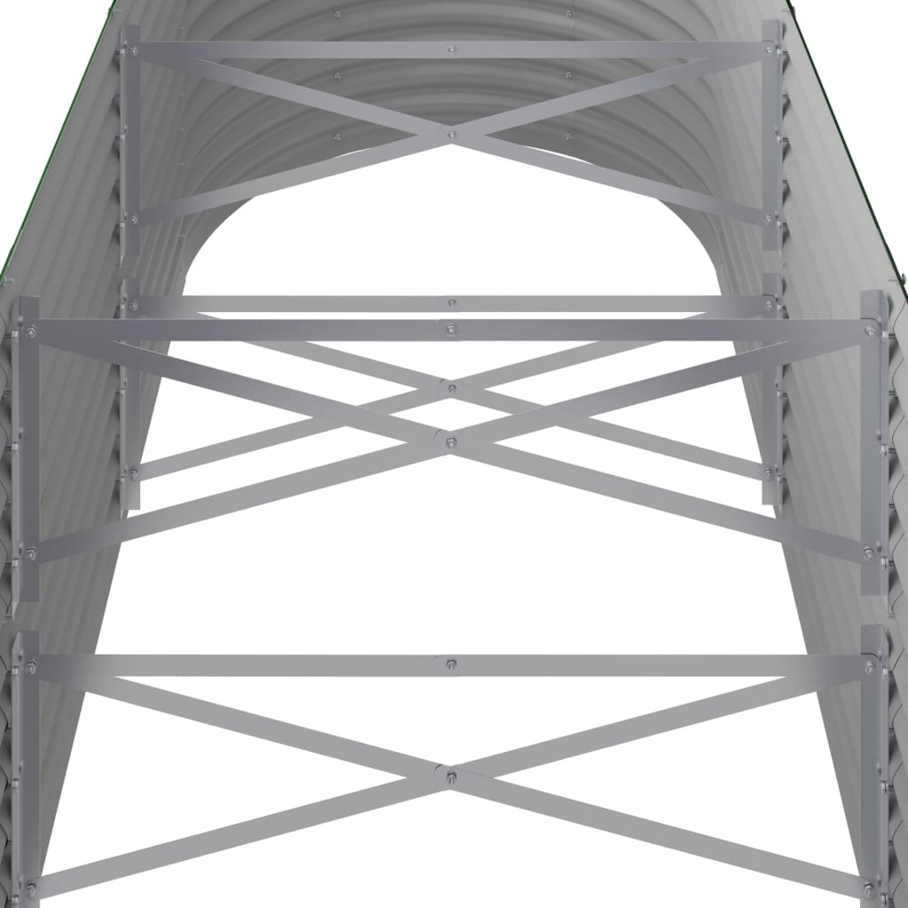 Retourtje: VidaXL Plantenbak Staal Groen (224x80x68 cm) - 54% Korting!