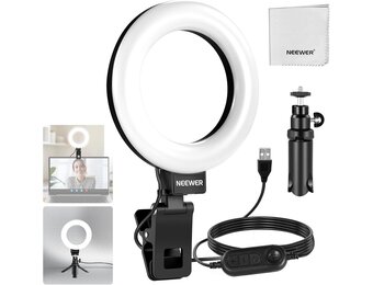 NEEWER BR60 Ringlamp | Ideaal voor Videogesprekken & Streaming | -33%