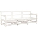 vidaXL Loungeset Grenenhout Wit: 58% Korting!