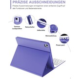 Lavendel iPad Hoes met Verlicht Toetsenbord (10.2") - 28% Korting!