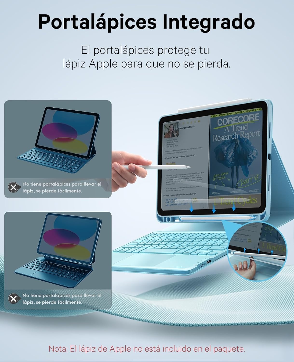 Earto Hemelsblauw Toetsenbord 10e Gen - 28% Korting!