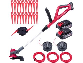 WORCRAFT Grastrimmer 2-in-1 | 34% Korting | Incl. 2 Accu's