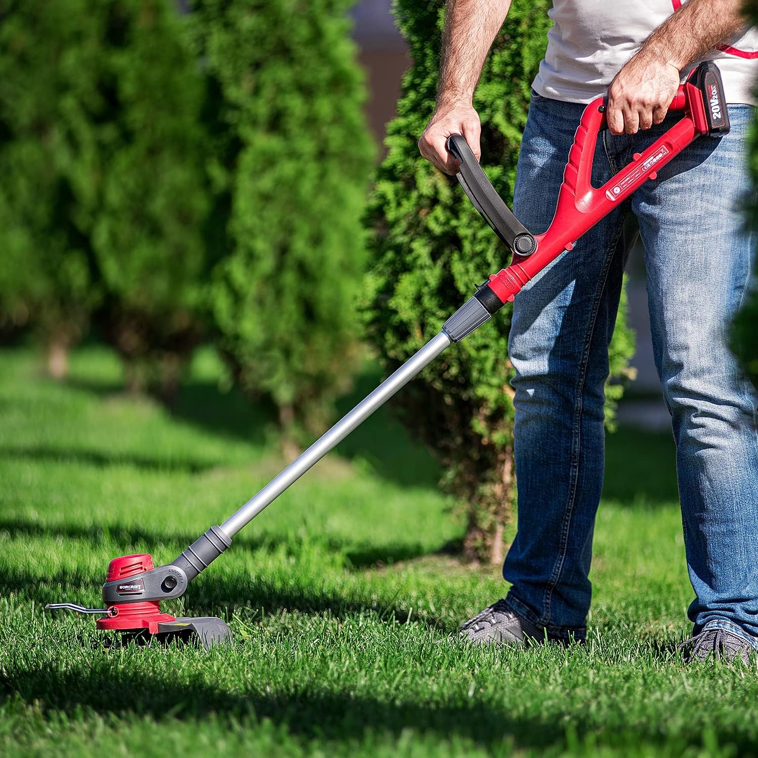 WORCRAFT Grastrimmer 2-in-1 | 34% Korting | Incl. 2 Accu's