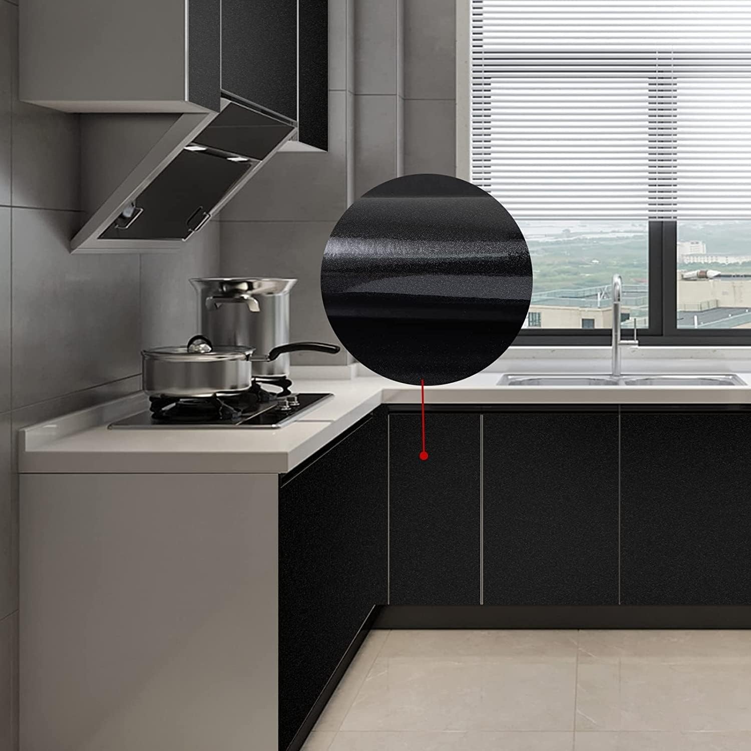 Hode Zelfklevende Folie Glanzend Zwart 90x6m - 19% Korting!