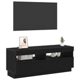 vidaXL TV-Kast Zwart 100cm - 57% Korting!