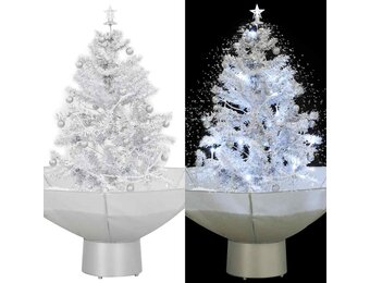 vidaXL Sneeuw Kerstboom 75cm Wit - Nu 64% Korting!