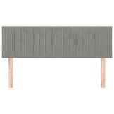 vidaXL Hoofdborden Fluweel Lichtgrijs - 59% Korting!