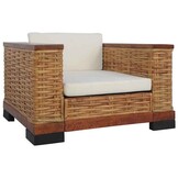 VidaXL Rattan Fauteuil: 58% Korting - Natuurlijk Bruin