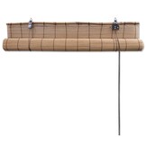 VidaXL Bamboe Rolgordijn 150x160 cm Bruin - 39% Korting!