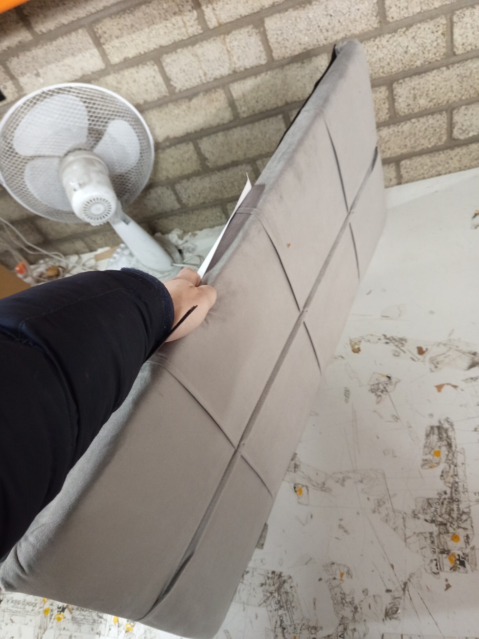 vidaXL Hoofdbord Fluweel Lichtgrijs - 71% Korting!