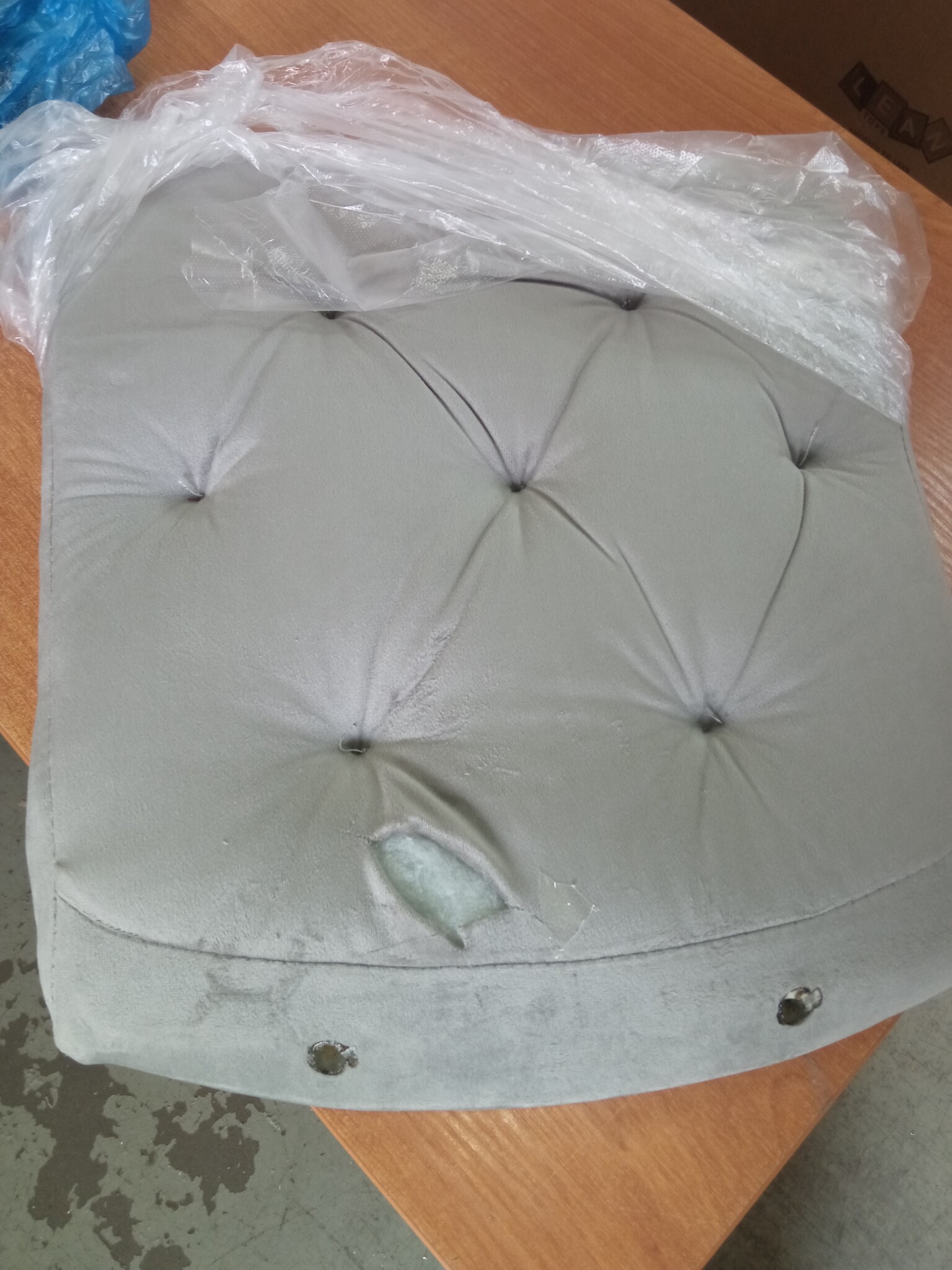 vidaXL Kantoorstoel Fluweel Lichtgrijs - 75% Korting!