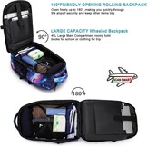 Trolley Rugzak Waterdicht 45L (Galaxy Blauw) - 42% Korting!