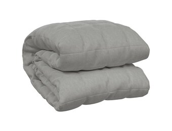 VidaXL Verzwaringsdeken 220x235 cm 15kg Grijs - 58% Korting!