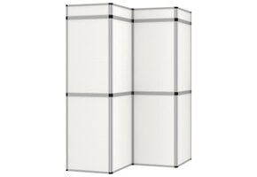 vidaXL Promotiewand 242x200cm Wit - 78% Korting!