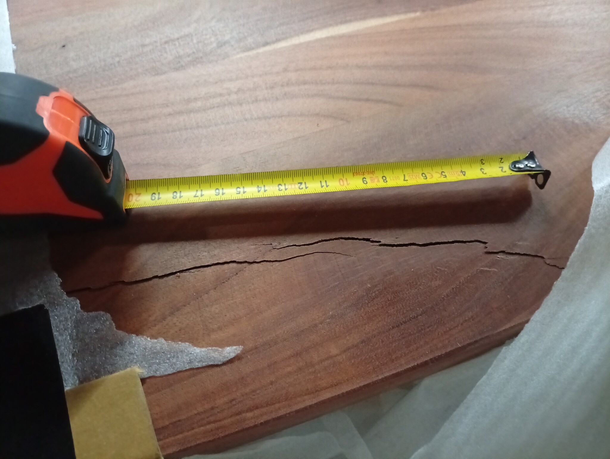 vidaXL Wastafelblad rechthoekig 100x60x3,8 massief acaciahout