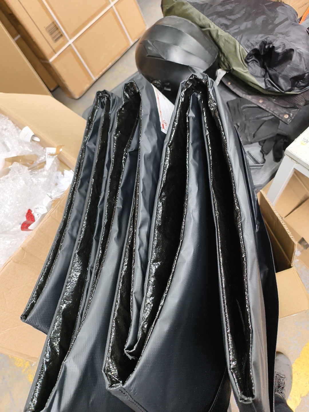 Trampoline randafdekking Zwart 305 cm (10 ft) PVC/PE 15mm dik 30-32cm breed