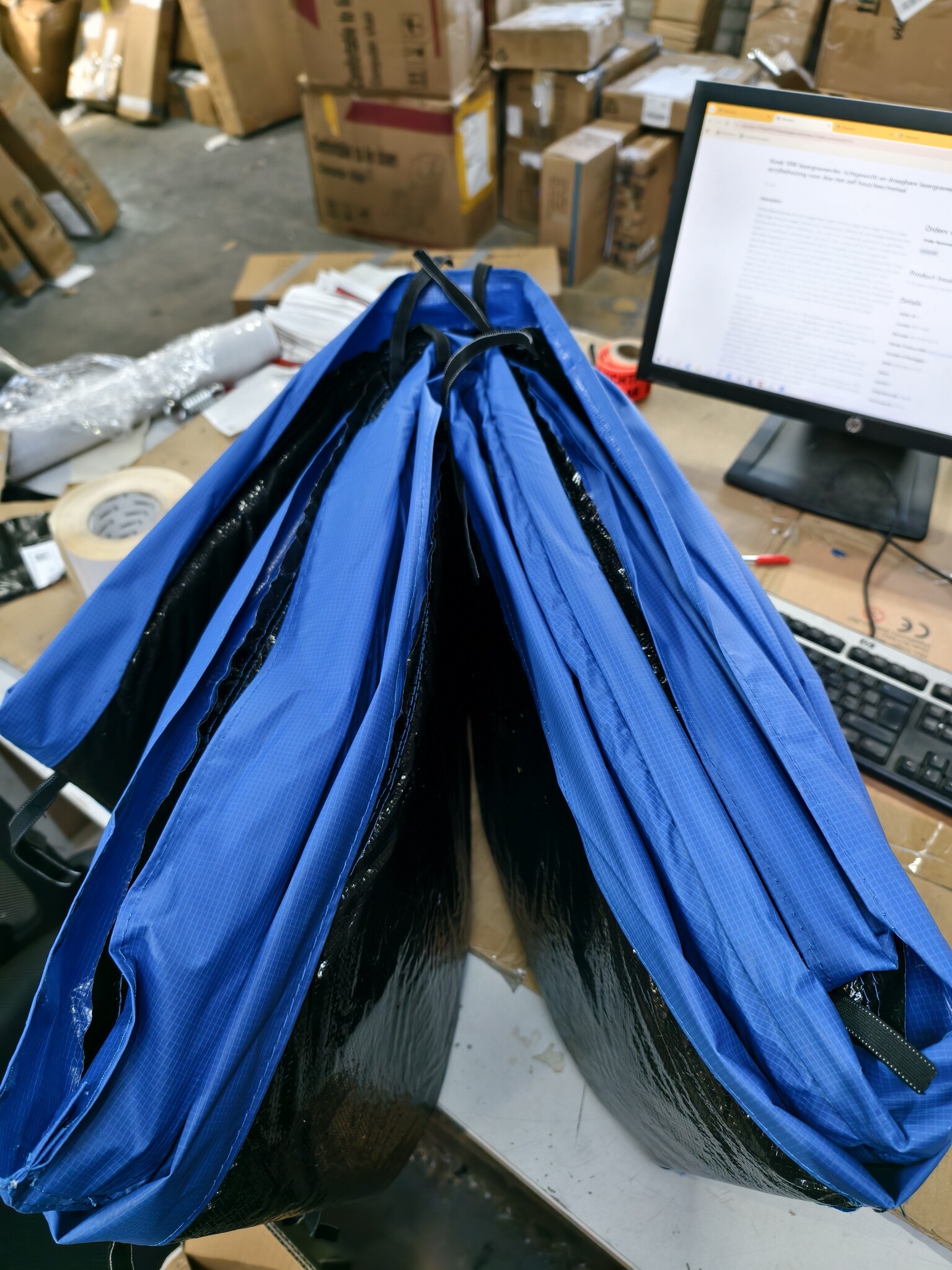 Trampoline Randafdekking Blauw 252 cm - 49% Korting