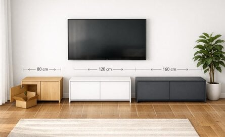 Retour tv-meubel kopen: modellen, maten en wat je mag verwachten