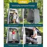 Colapz Camping Douche Tent en Pop-Up Toilettent - Grote Privacy Tent met Extra Opslag, Draagbare Buiten Kleedkamer voor Strand en Kamperen