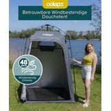 Colapz Camping Douche Tent en Pop-Up Toilettent - Grote Privacy Tent met Extra Opslag, Draagbare Buiten Kleedkamer voor Strand en Kamperen
