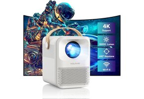 Draagbare Miniprojector 4K Native 1080P - 36% Korting!