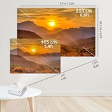 Philips NeoPix 200, Full HD 1080p beamer, hoog contrast, meerdere beeldcorrecties voor flexibele installatie, meerdere HDMI-poorten