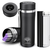 Viowey 48H Slimme Insuline Koeltas voor Reizen - Temperatuur Alarm & Display, 2-8°C Diabetes Medicijnkoeler TSA-Goedgekeurd, Schokbestendig, Oplaadbaar via USB-C (Zwart)