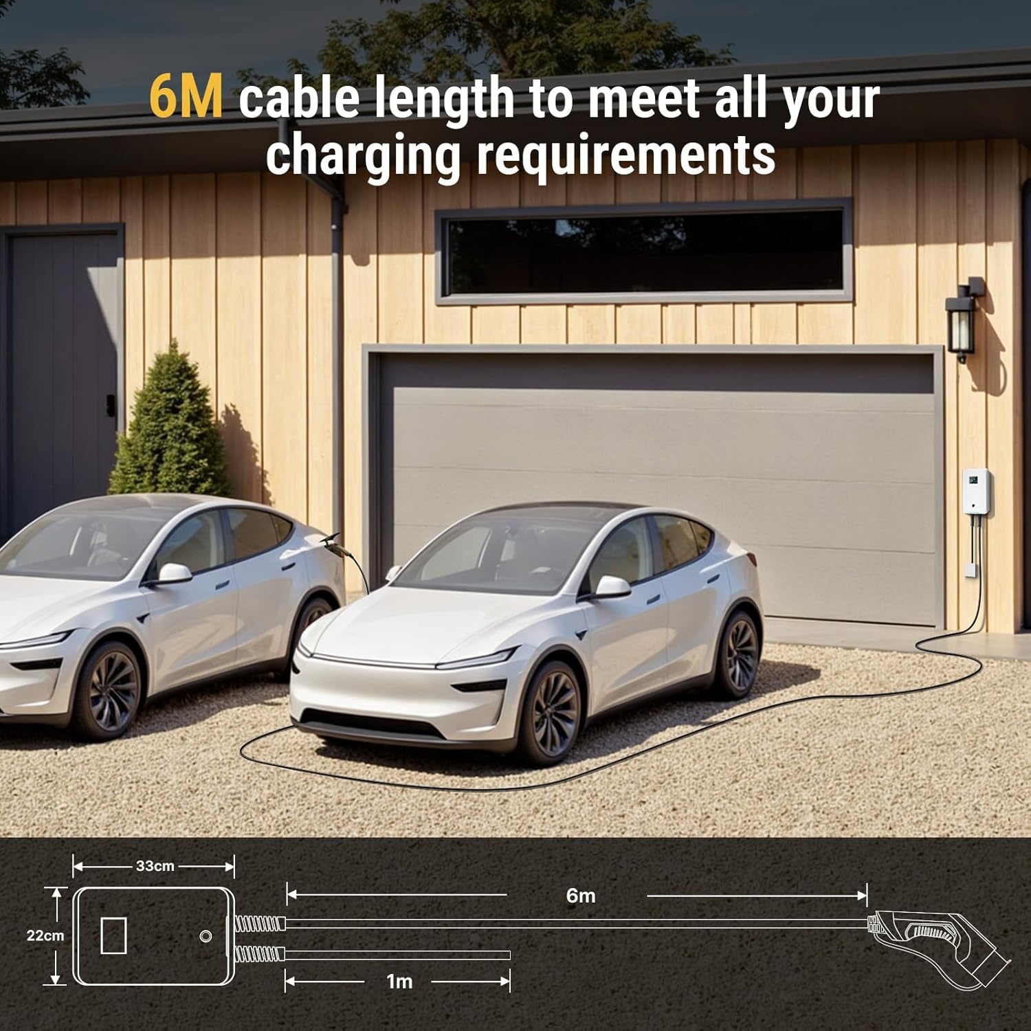 Morec ev oplader type 2 7kW 32A eenfasig met app, ondersteunt bluetooth- en wifi-verbinding, ev laadstation IEC 62196-2 standaardstekker