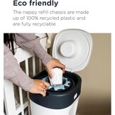 Tommee Tippee Twist and Click luieremmer, maat XL, voor maximaal 60 luiers, milieuvriendelijker systeem
