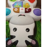 Fisher-Price My Walker Zebra Sprekend Frans | Kleurrijk, helder en muzikaal evolutief en interactief speelgoed voor het leren lopen met de baby | Loopwagen voor jongens of meisjes vanaf 6 maanden,