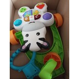 Fisher-Price My Walker Zebra Sprekend Frans | Kleurrijk, helder en muzikaal evolutief en interactief speelgoed voor het leren lopen met de baby | Loopwagen voor jongens of meisjes vanaf 6 maanden,