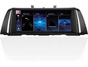10.25 inch Linux Scherm met Draadloze CarPlay voor BMW 5 Serie F10 F11 (2010-2012) CIC