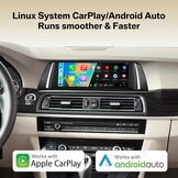 10.25 inch Linux Scherm met Draadloze CarPlay voor BMW 5 Serie F10 F11 (2010-2012) CIC