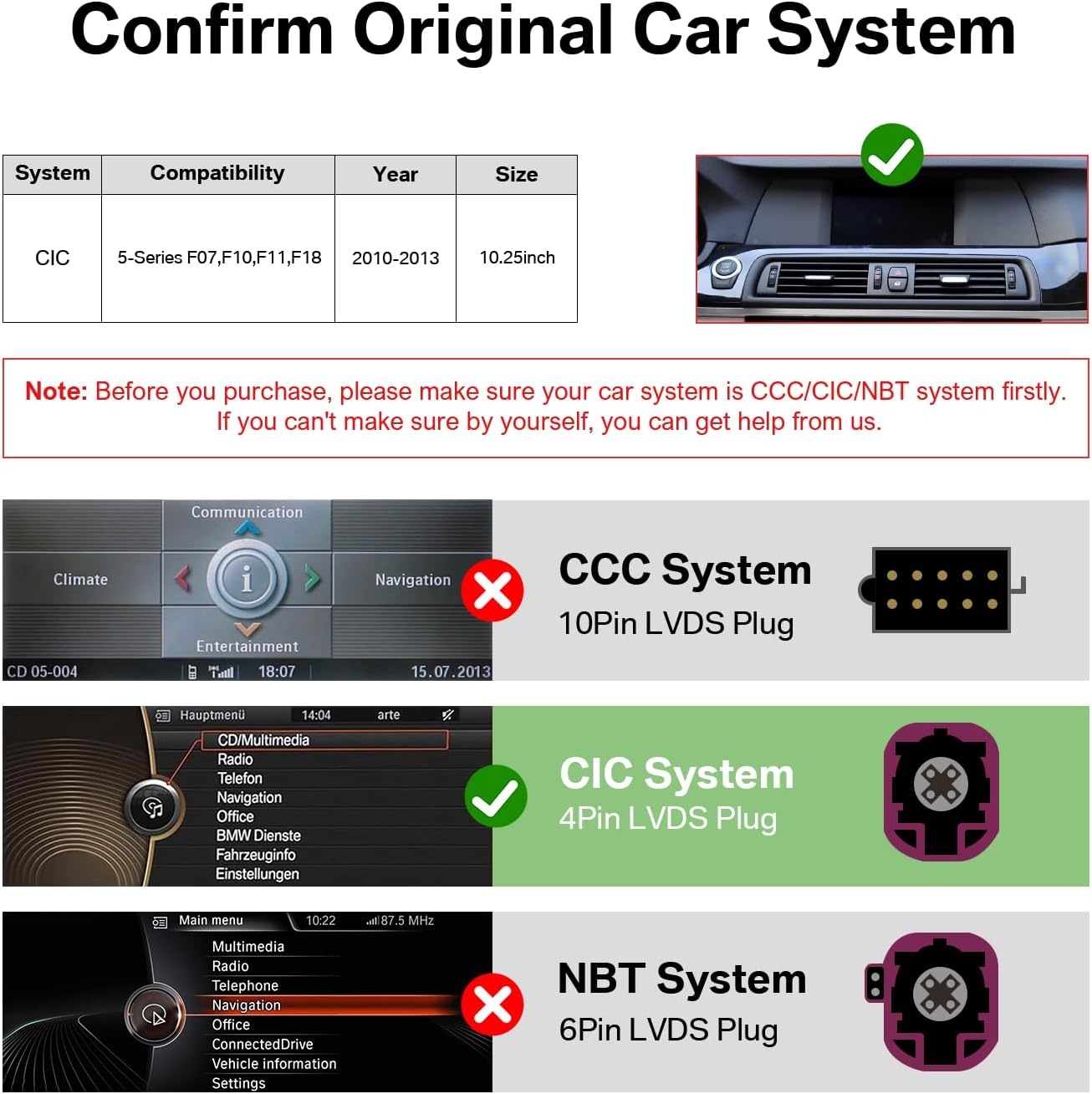 Touchscreen BMW 5 Serie F10/F11 (2010-13) Linux | 47% Korting