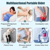 Draagbare Reisbidet 2,5 Liter Voor Kamperen in De Buitenlucht Op Reis,Oplaadbare Reisbidet,Gebruik Van 70 Minuten,Handzame Bidetsproeier Voor Vrouwen Mannen