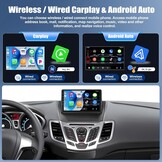 Android 13 Dubbel-DIN Radio 9-inch Scherm met CarPlay voor Ford Fiesta (2009-2014)