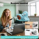 Draadloze Nekmassager met Verwarmingsfunctie en 6 Intensiteitsniveaus