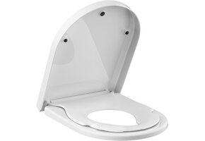 Wc-bril met Kinderzitje & Softclose (D-vorm, Wit) - 56% Korting!