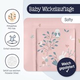 Julius Zöllner Aankleedkussen Softy 75x85 cm, standaard 100 van Oeko-Tex, Rosalie