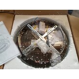 Vinilky Kristallen Plafondlamp 15 inch Dimbare LED Plafondverlichting met Afstandsbediening