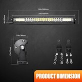 LED Lichtbalk 216W 24" - Vrachtwagen, Auto, Boot - 71% Korting!