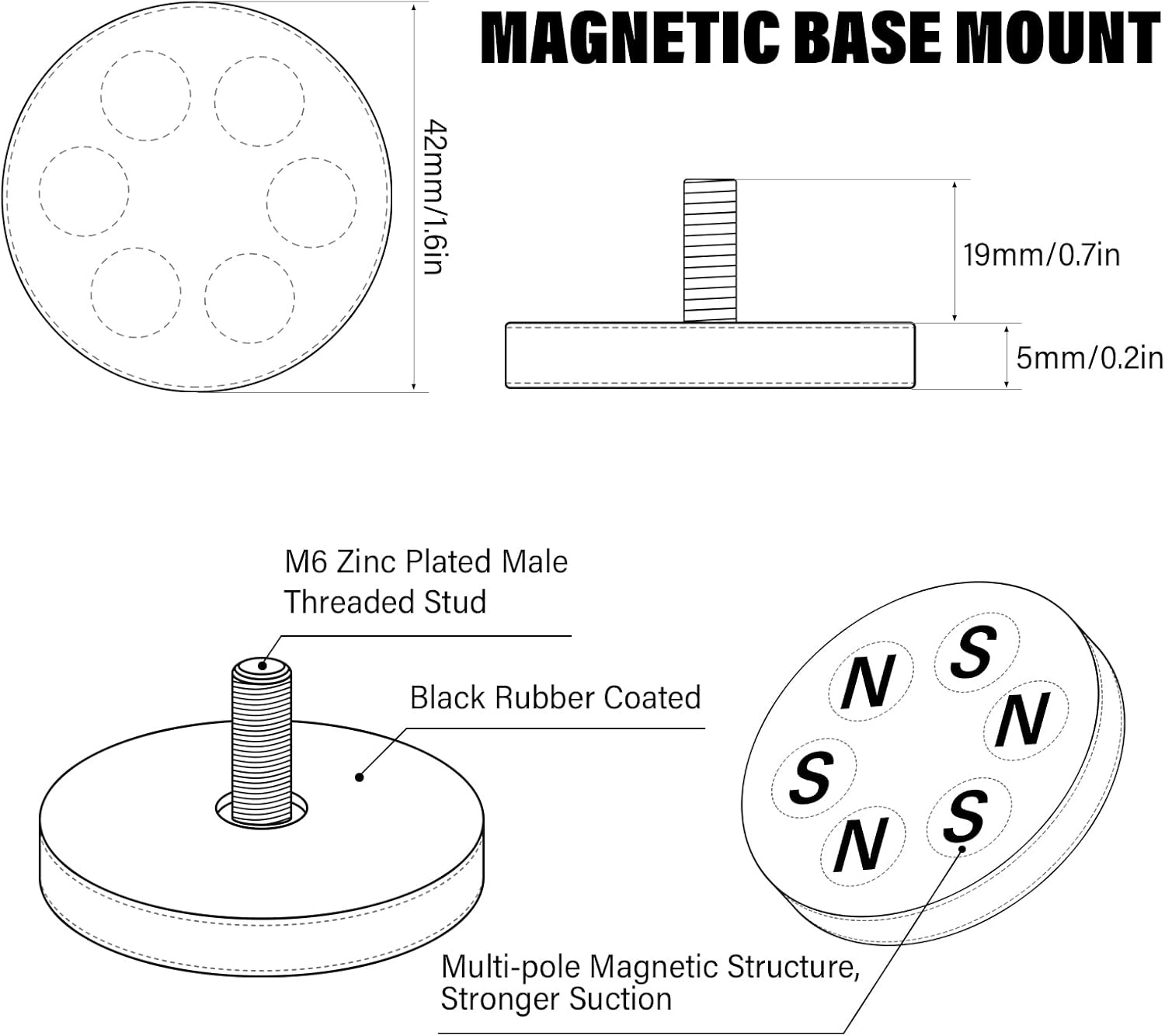 Willpower 24 Inch 216W Led Lichtbalk + Magnetische Beugel + Kabelboom 12V 24V Led-verlichting Bar Mistlamp IP67 Led Light Bar Voor Vrachtwagen Tractor Auto Boot Offroad 4x4