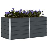 vidaXL Plantenbak Antraciet 160 x 80 x 75 cm Staal