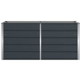 vidaXL Plantenbak Antraciet 160 x 80 x 75 cm Staal