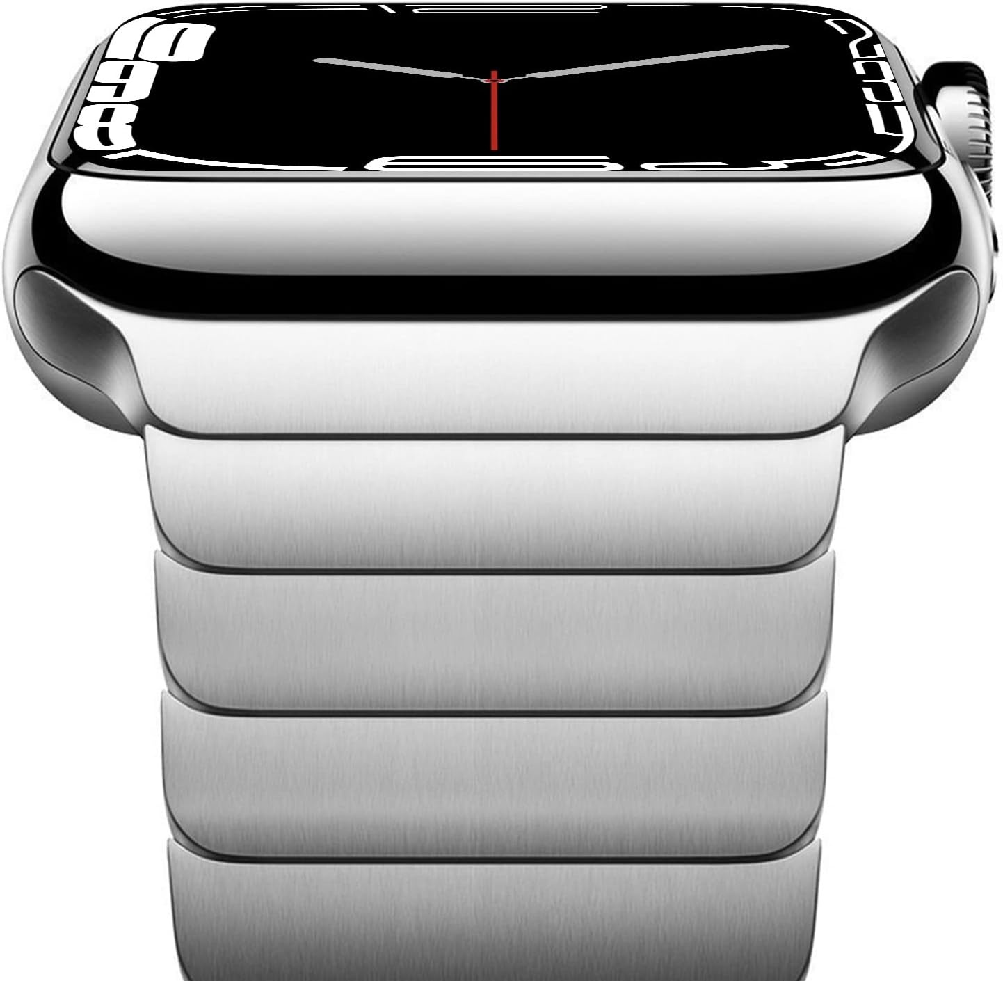 NewWays RVS Horlogeband Compatibel met Apple Watch 38/40/41/42mm - Zilver