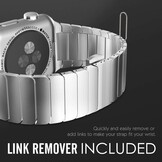 RVS Horlogebandje Apple Watch 38/40/41/42mm | Zilver | 59% Korting