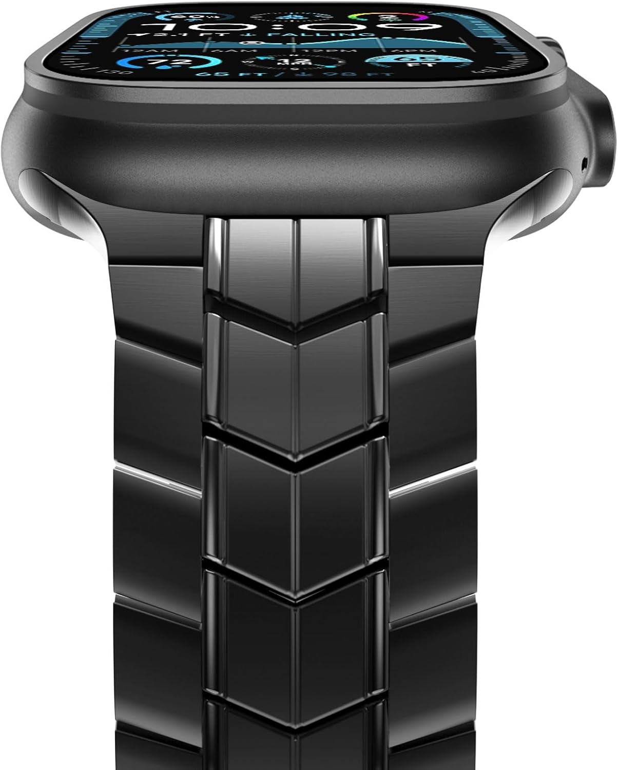 NewWays RVS Horlogeband Compatibel met Apple Watch 38/40/41/42mm - Zilver